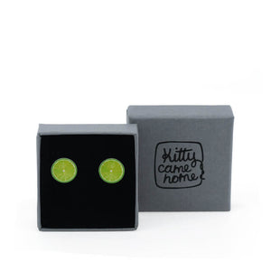 Cocktail Hour - Lime - stud earrings